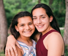 Two teenage orthodontic patients