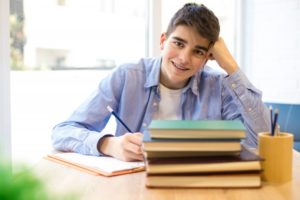 teen with braces 