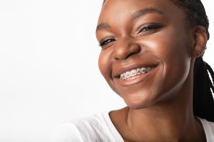 girl with braces 